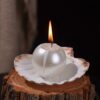 Ocean Pearl Light Candle – Luxury Seashell Pearl Decorative Gift