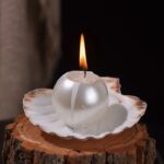 Ocean Pearl Light Candle – Luxury Seashell Pearl Decorative Gift