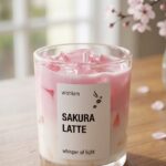 Sakura Latte Iced Coffee Candle